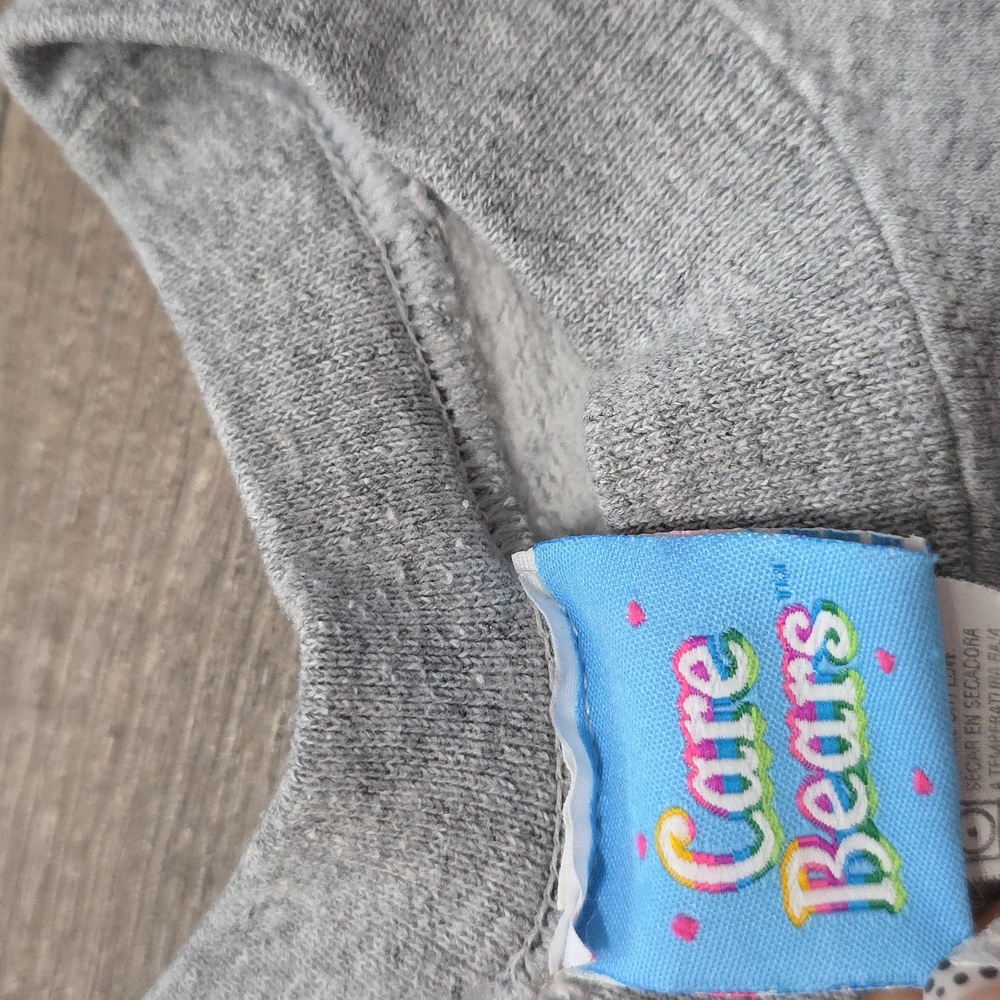 Vintage Y2K 2004 Care Bears Womens Christmas Grumpy Bear Sweatshirt Gray - Picture 6 of 9